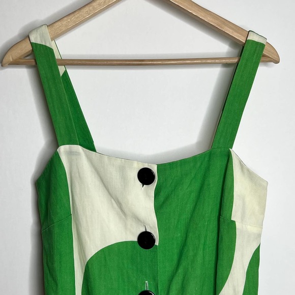 Mara Hoffman Maureen Midi Button Down Dress-Tondo Green, Sz XS - Picture 9 of 16